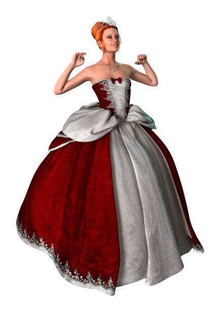 istock 3D illustration fairytale princess on white 951178986