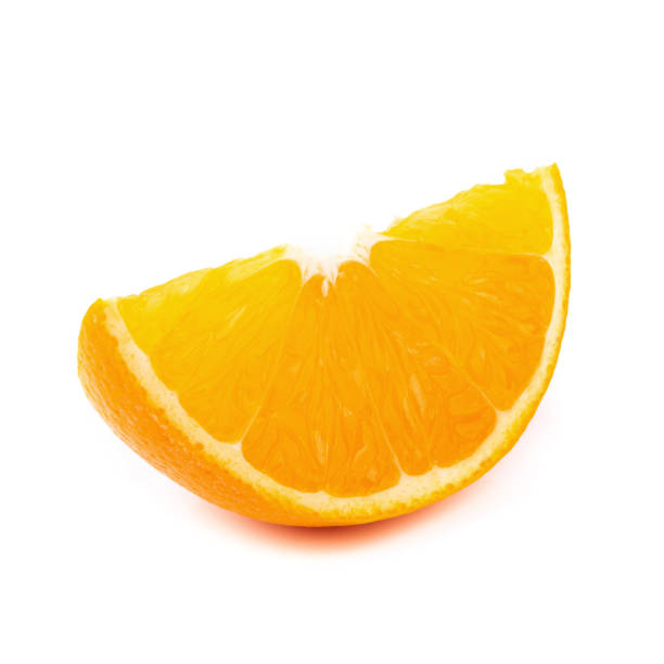 istock Orange and orange slices isolated on white background 951179718