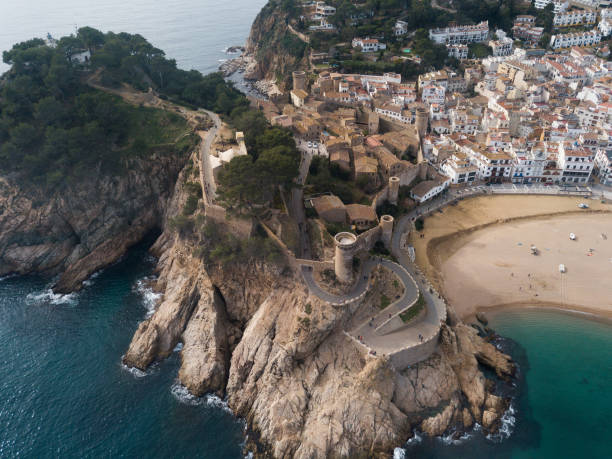 istock Aerial view of Tossa de Mar, Spain 951179976