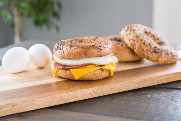 istock Canadian Bacon, Egg and Cheese Breakfast Sandwich 951180840