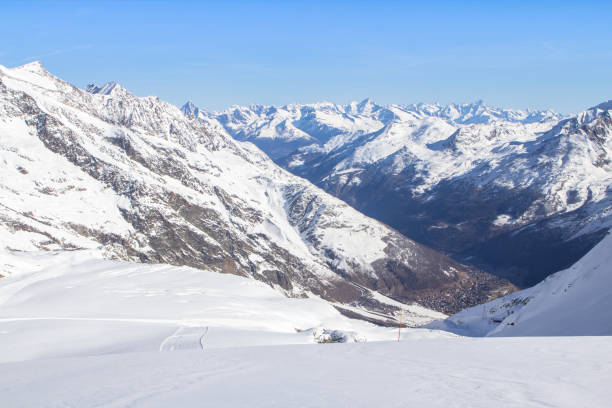 istock Saas-Fee Village in Valley, Switzerland 951188822