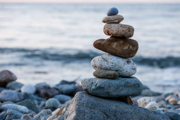 Zen Balancing Pebbles, Harmony and Balance