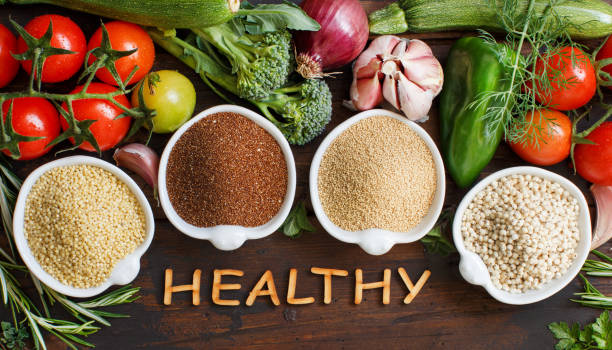 istock Gluten free grains and vegetables 951200532