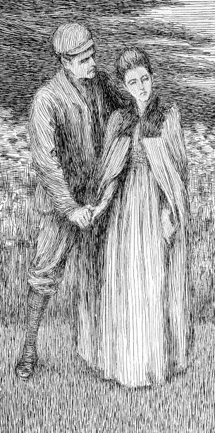 istock Forlorn woman and man at night 951203902