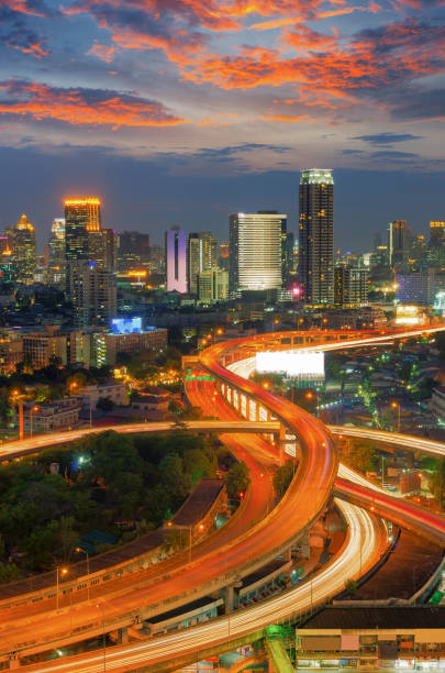 istock Bangkok city view with expressway. 951209578