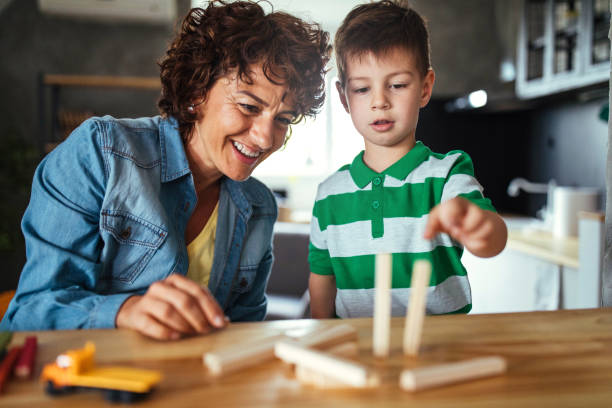 istock Cute little boy and his mother 951234002
