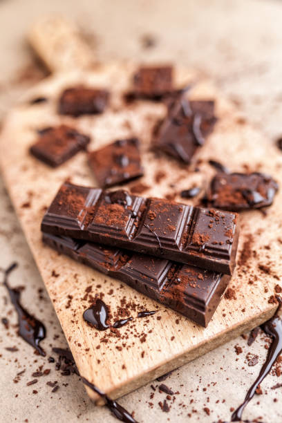 istock Delicious dark chocolate with cocoa powder 951242596