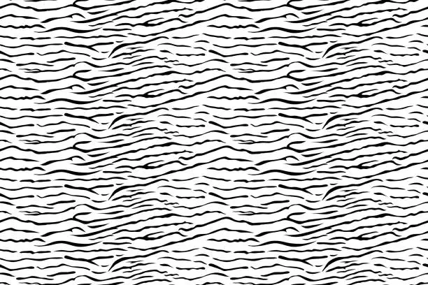 Vector illustration of Seamless pattern of sand dunes