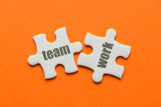 istock The word Team Work on two matching puzzle on orange background 951300082