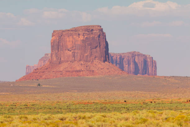 istock View on Merrick Butte, East and West Mitten Butte from road. 951303376