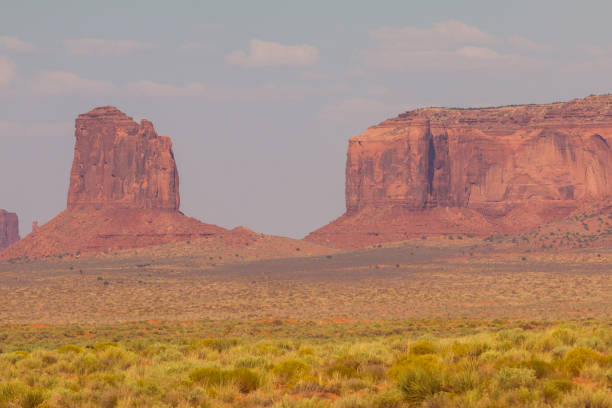 istock View on Merrick Butte, East and West Mitten Butte from road. 951303846