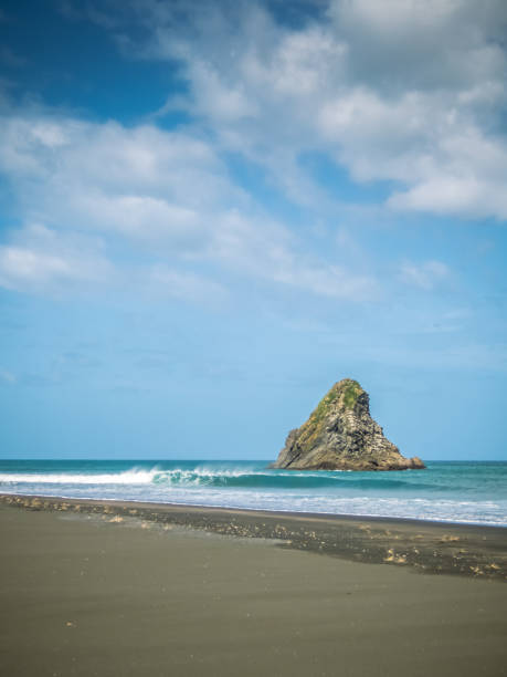istock Panatahi Island from Karekare Beach 951307346
