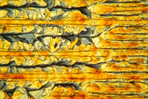 istock Crystals of Potassium ferricyanide under the microscope 951315484