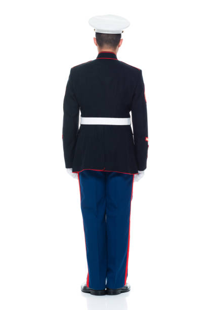 istock US Marine in uniform with hands by side 951316830