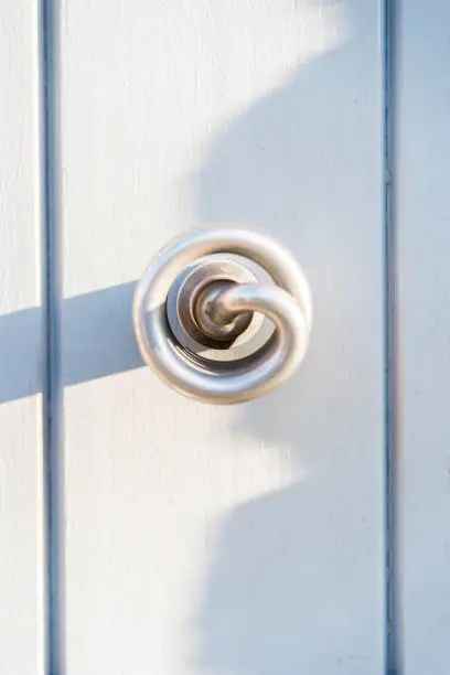 White front door