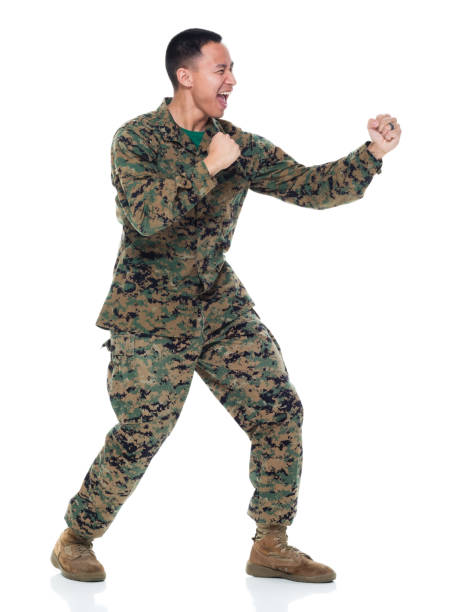 US Marine in uniform