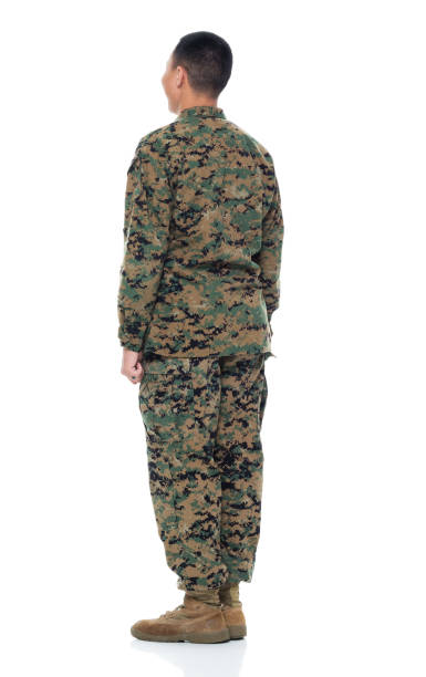istock US Marine in uniform standing with hands by side 951325370