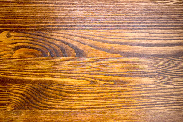 textura de grão de madeira marrom, vista de cima da mesa de madeira de madeira da parede plano de fundo - orange wall textured paint - fotografias e filmes do acervo