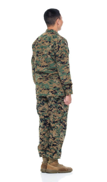 istock US Marine in uniform standing with hands by side 951325532