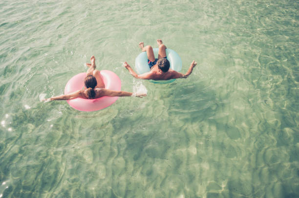 istock Senior couple enjoy sea water 951325692