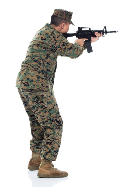 US Marine in uniform