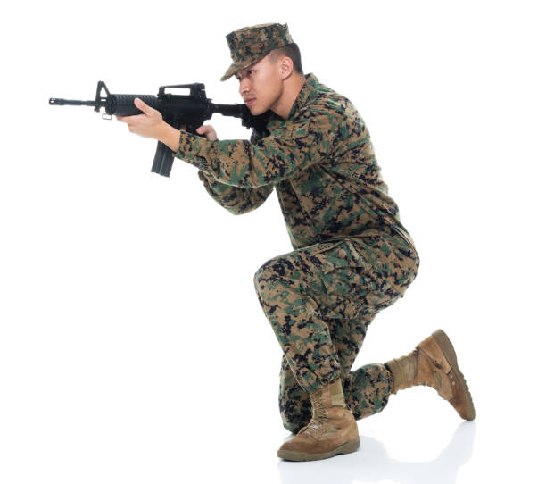US Marine in uniform