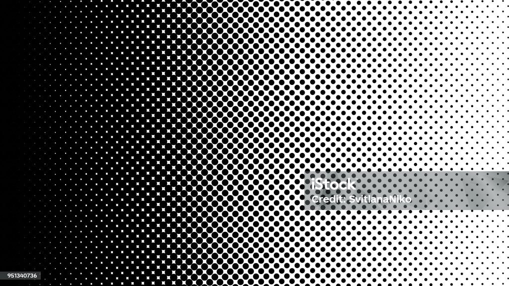 Gradient halftone dots background vertical vector illustration. Black white dots halftone texture. Pop Art black white halftone pattern. Background of Art. EPS10 Spotted stock vector