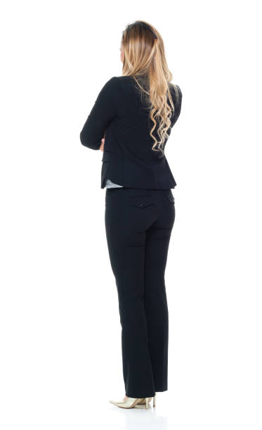 istock Attractive business woman walking 951345978