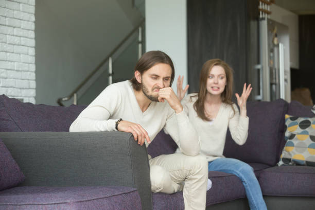 istock Angry man feeling indignant about girlfriend complaining of bad relationships 951363812