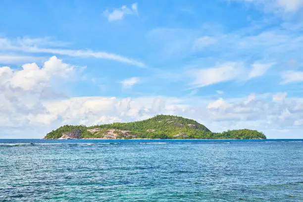 View on Therese island from sans soucis road (panoramic point of view)