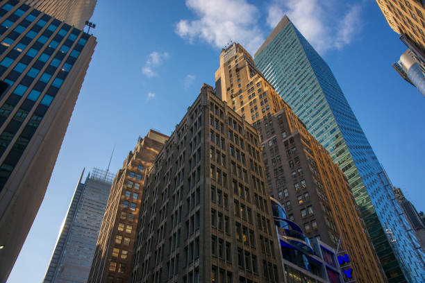 istock New York Midtown Skyscrapers Against Blue Sky 951385646