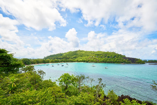 istock View on Port launay beach from Cap ternay Road (Port Launay Mari 951388516