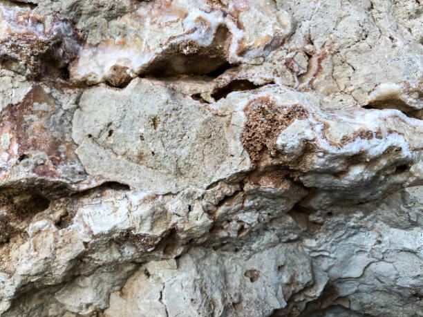 istock Close up of natural stone wall. Stone wall texture 951388818