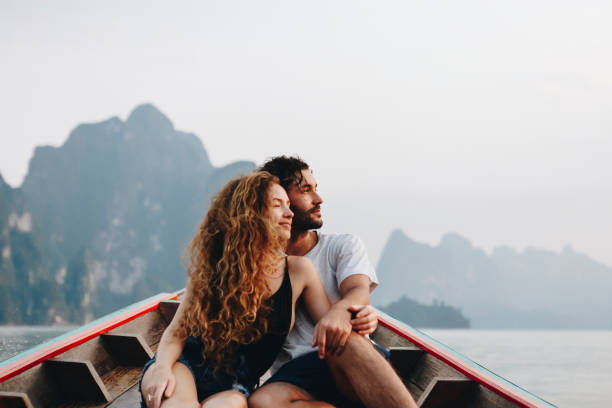 istock Couple boating on a quiet lake 951404958