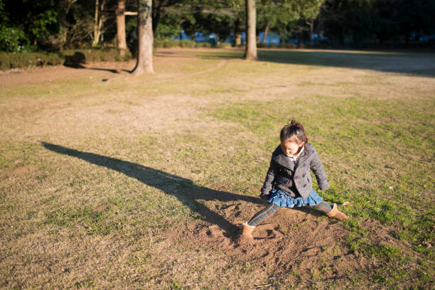 istock Little girl playing in the park 951413044