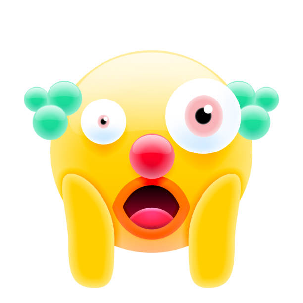 istock Clown Face Screaming in Fear Emoji 951413450