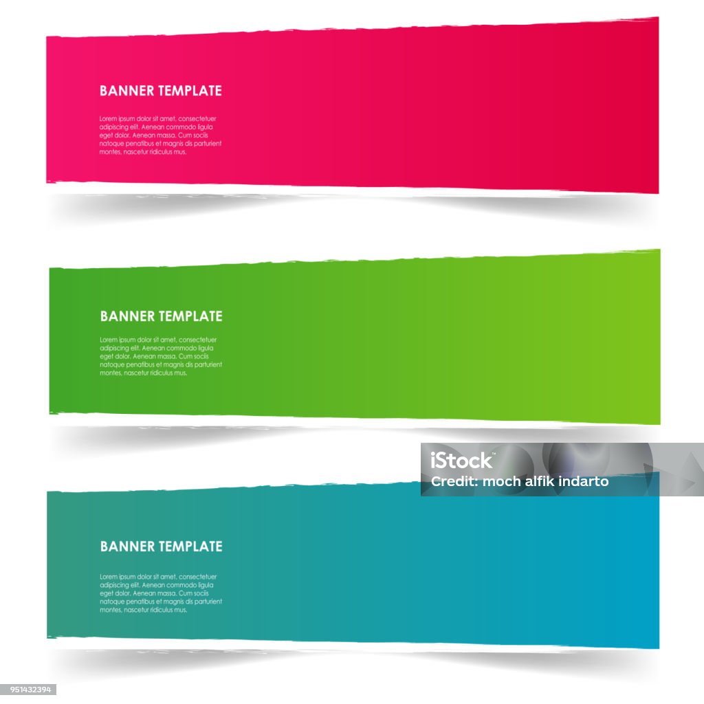 Set Of Sticker Banner Poster Web Template Vector Isolated On White ...