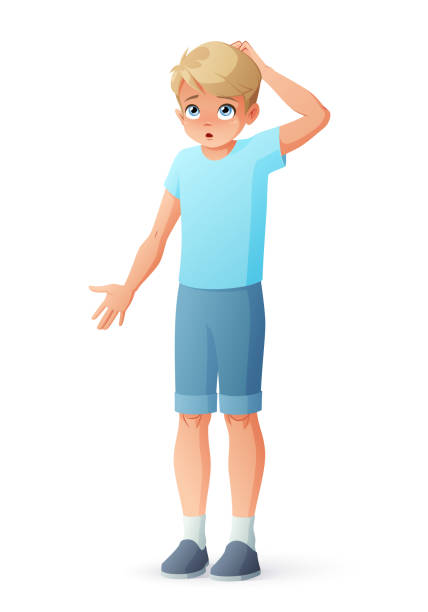 313 Boy Itching Illustrations & Clip Art - iStock | Boy itching arm