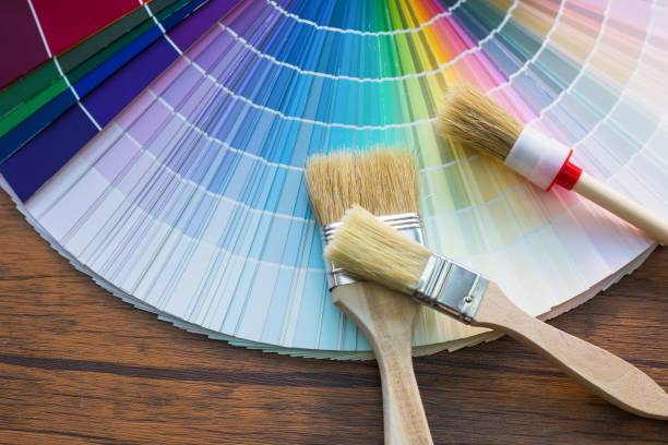 istock Color palette, guide of paint samples, colored catalog 951441372