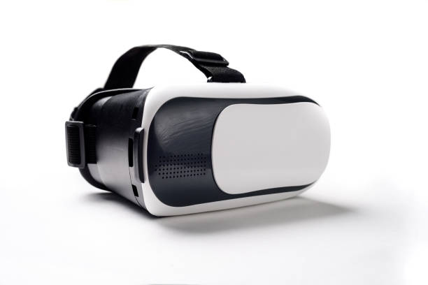 istock Virtual Reality glasses with smartphone, on white background. vr gadget concept. 951444552