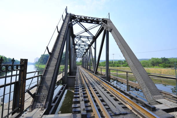 istock Steel structure of railway bridge 951448372