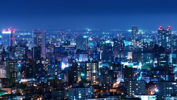 istock Superb view of the New Japan three major night view 951451396
