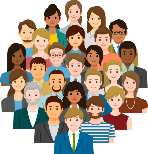 Group of business people Group of business people. recruitment illustrations stock illustrations