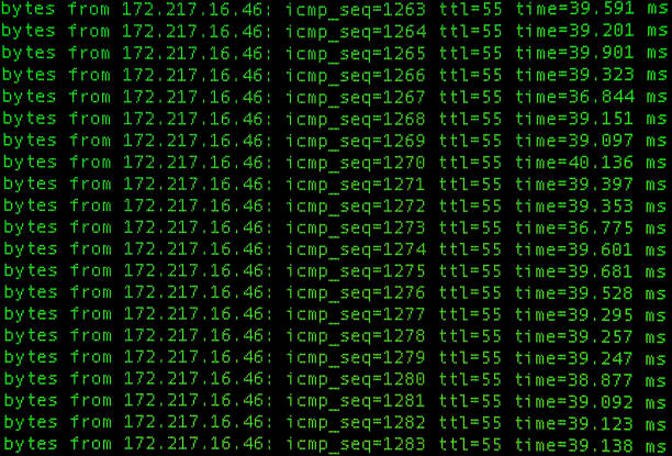 ping of site using unix bash shell. - unix imagens e fotografias de stock