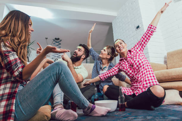 istock Playing Funny Game with Friends 951465692