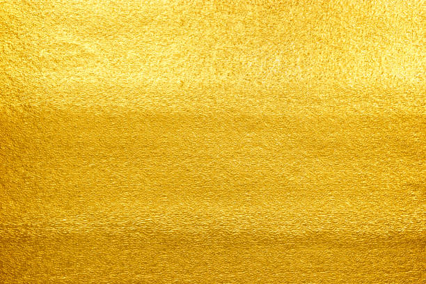 istock Shiny yellow leaf gold foil texture 951477086