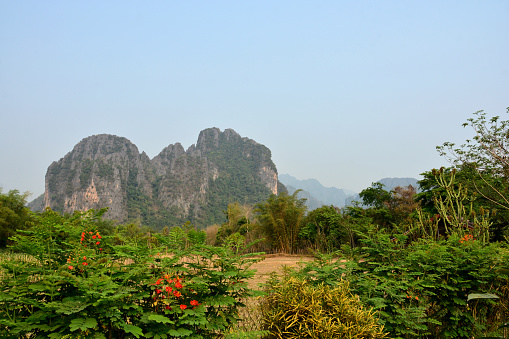 Laos Vang Vieng landscape