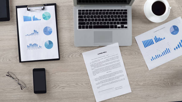 istock Important document about living will conditions waiting for boss signing topview 951481450