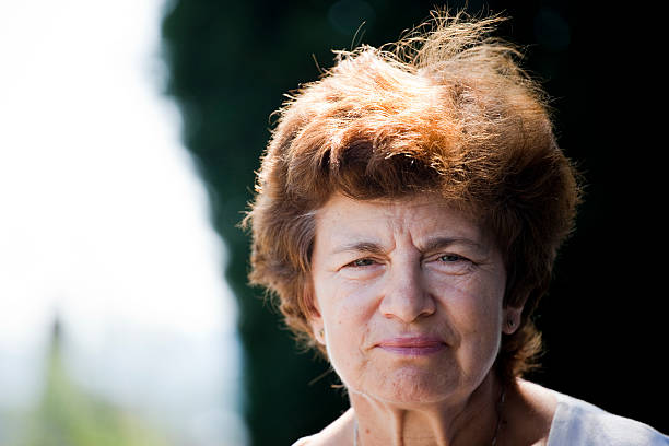 istock Lone senior woman 95148379