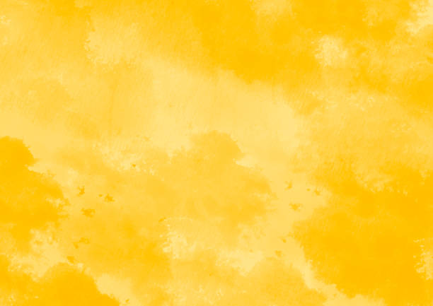 istock Orange graphic color patches graphic brush strokes design effect element for background 951484442